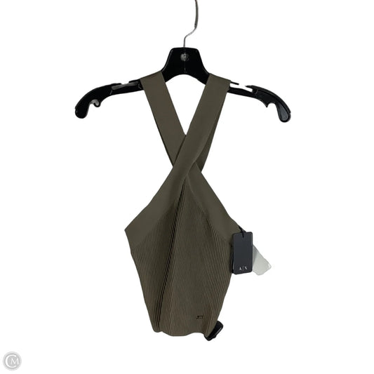 Top Sleeveless By Armani Exchange In Brown, Size: S