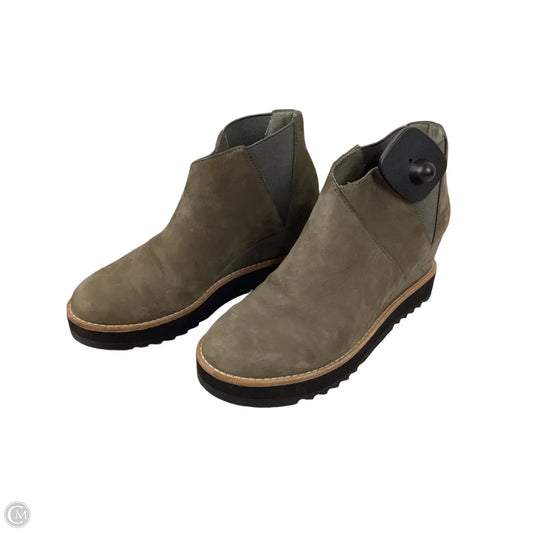 Shoes Heels Wedge By Eileen Fisher In Brown, Size: 6.5