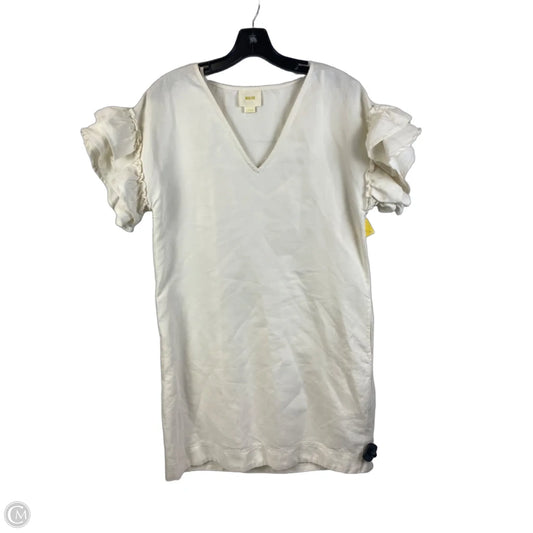 Dress Casual Short By Maeve In White, Size: Xs