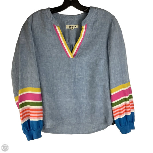 Top Long Sleeve By Boden In Multi-colored, Size: 6