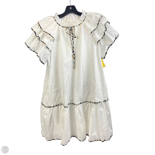 Dress Casual Short By Entro In Tan & White, Size: L