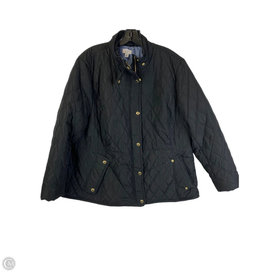 Jacket Puffer & Quilted By Crown And Ivy In Black, Size: 2x