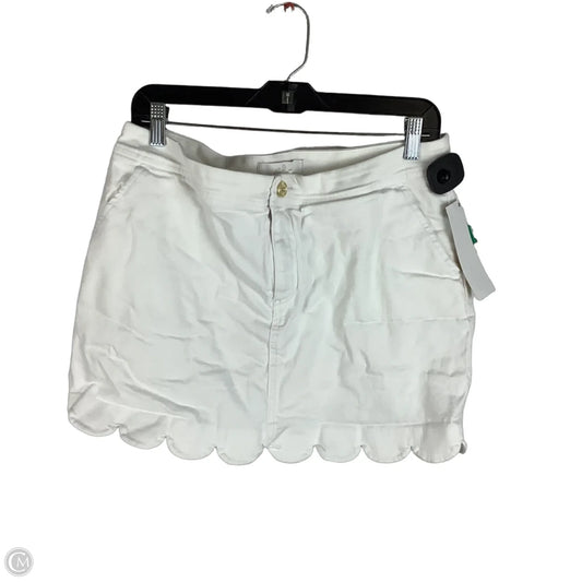 Skort Designer By Lilly Pulitzer In White, Size: 12