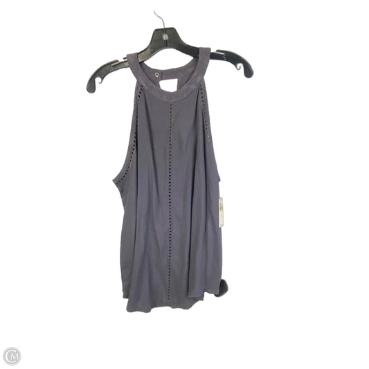 Top Sleeveless By Cloth & Stone In Grey, Size: M