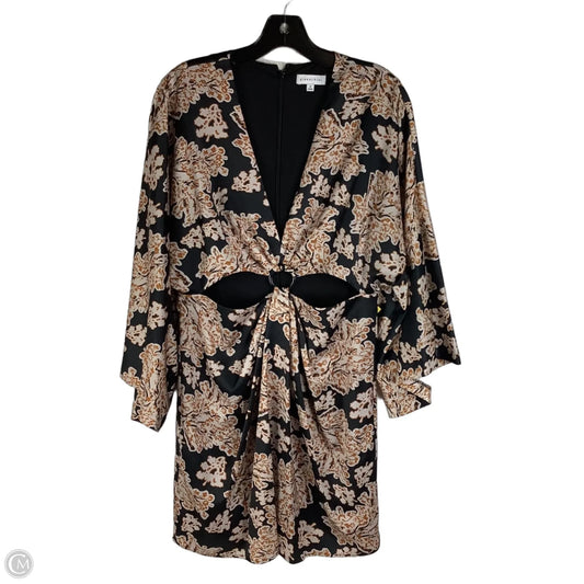 Dress Party Short By Gianni Bini In Black & Brown, Size: 8