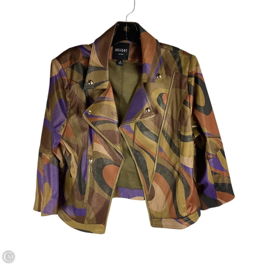 Jacket Moto By Cmc In Multi-colored, Size: 14