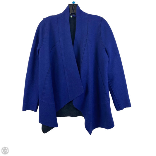 Sweater Cardigan By Eileen Fisher In Blue, Size: S