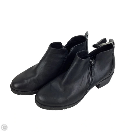 Boots Ankle Heels By Hush Puppies In Black, Size: 7