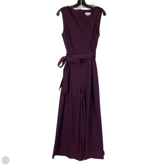 Jumpsuit By Calvin Klein In Purple, Size: 8
