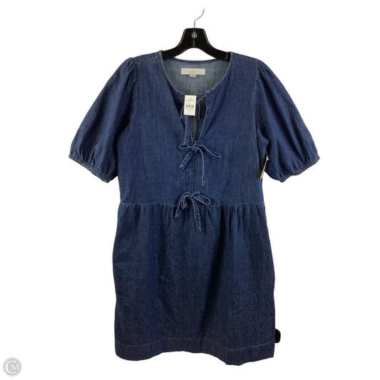 Dress Casual Short By Loft In Blue, Size: S