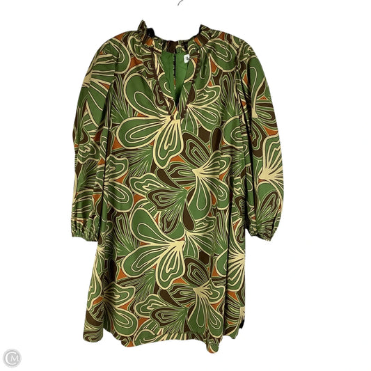 Dress Casual Short By &merci In Cream & Green, Size: L