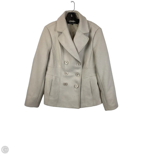 Coat Peacoat By Kenneth Cole In Cream, Size: 12