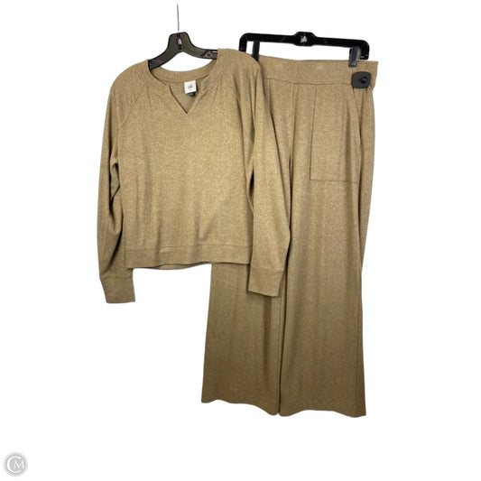 Lounge Set Pants By Cabi In Beige, Size: M