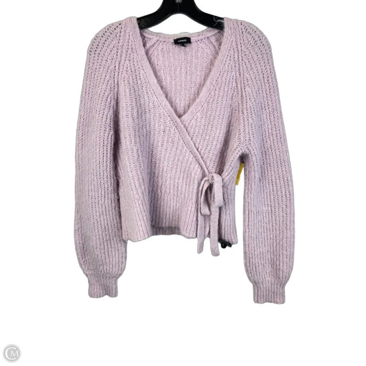 Sweater By Express In Purple, Size: M
