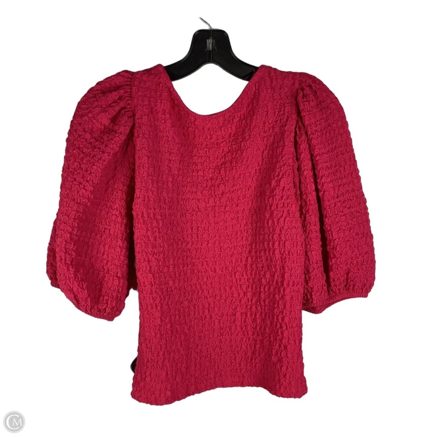 Top Short Sleeve By Maeve In Pink, Size: M
