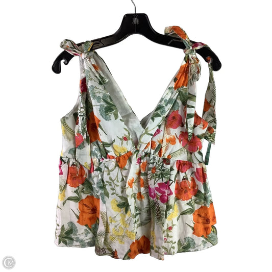 Top Sleeveless By Cmc In Multi-colored, Size: M