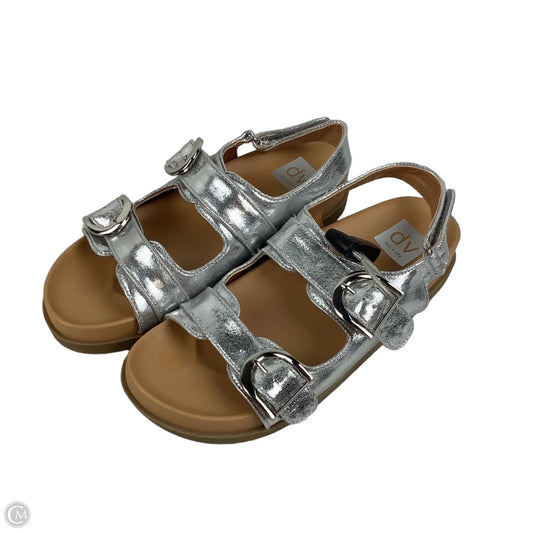 Sandals Flats By Dolce Vita In Silver, Size: 8