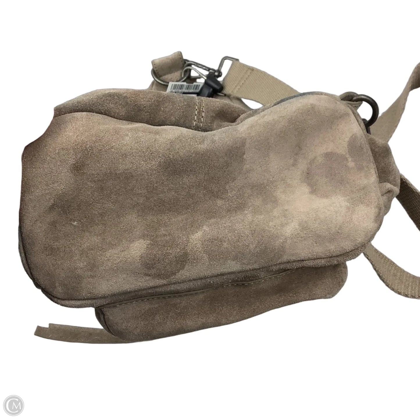 Crossbody Leather By Free People, Size: Medium