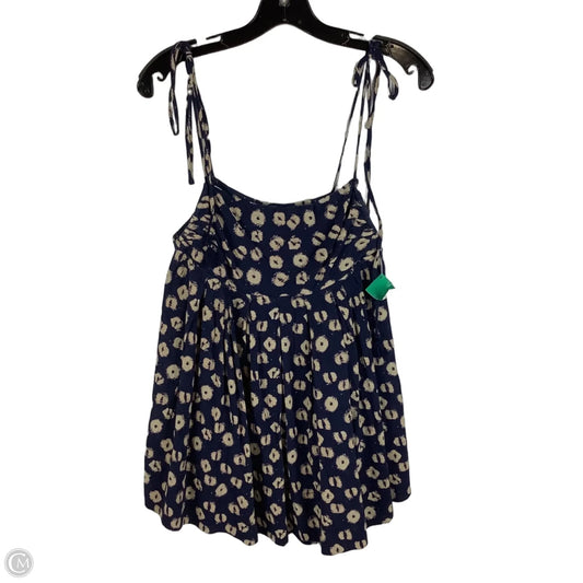Top Sleeveless By Free People In Blue & Tan, Size: Xs