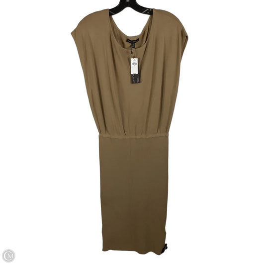 Dress Casual Midi By Banana Republic In Beige, Size: S