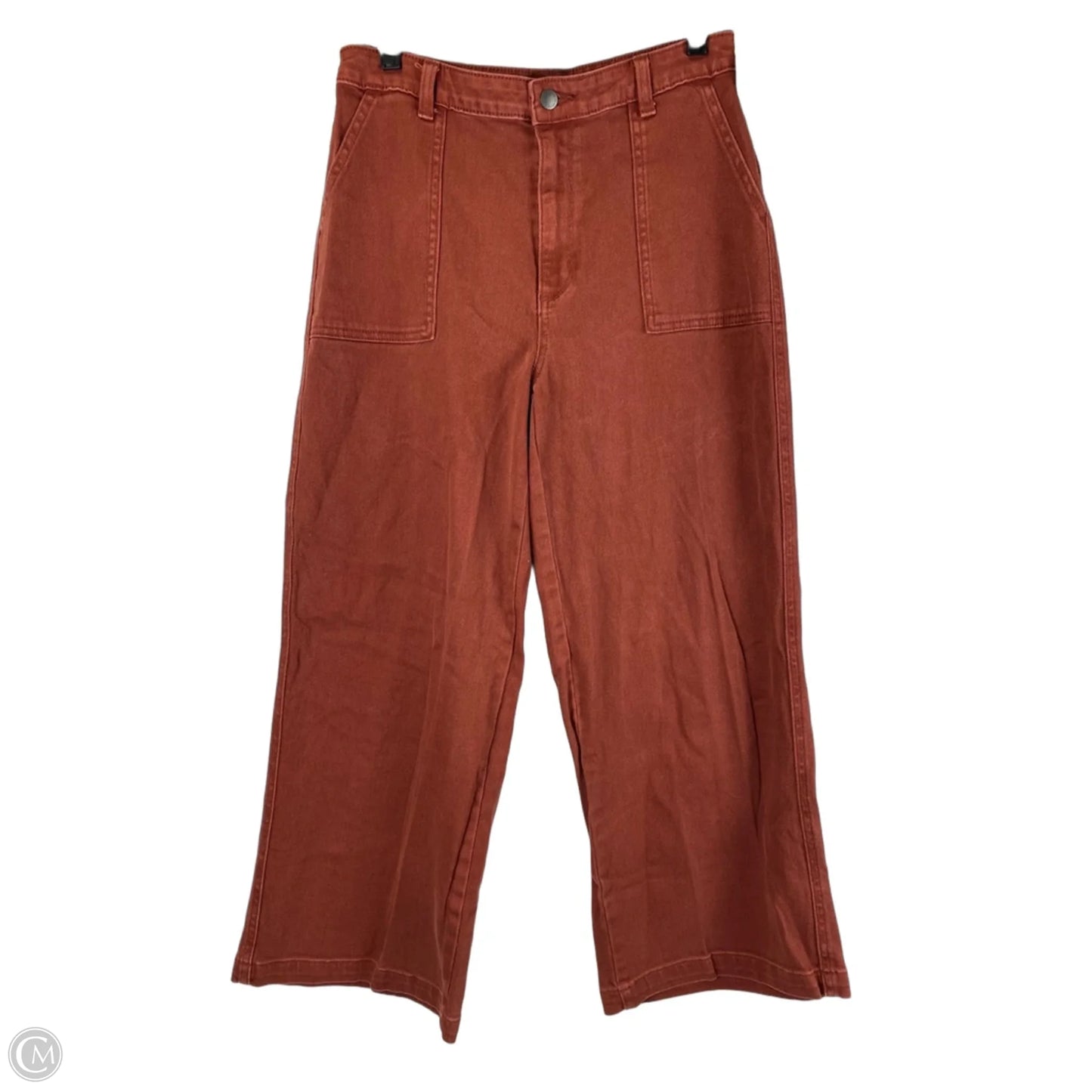 Jeans Wide Leg By Universal Thread In Red Denim, Size: 6