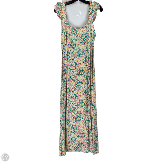 Dress Casual Midi By Loft In Multi-colored, Size: 8