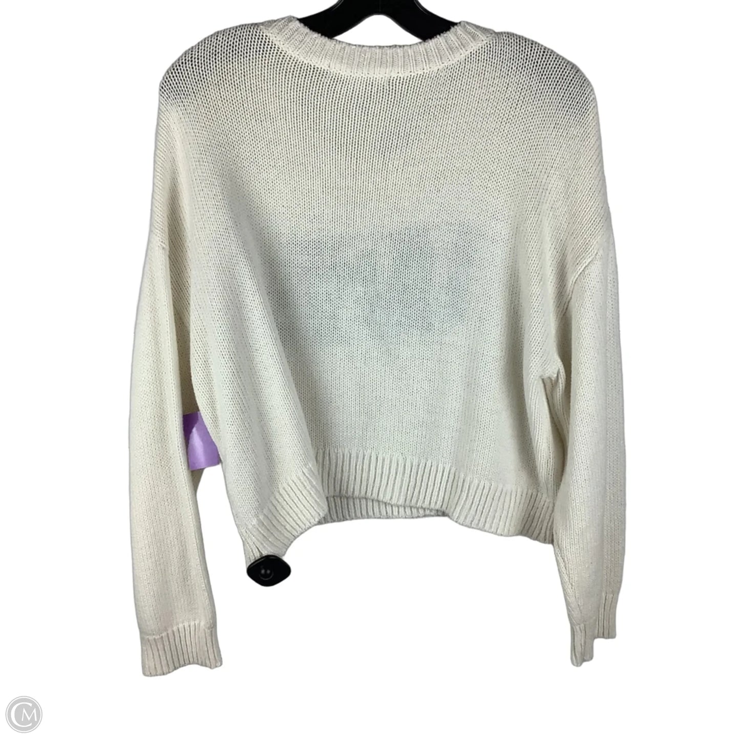 Sweater By Grayson Threads In Blue & White, Size: L