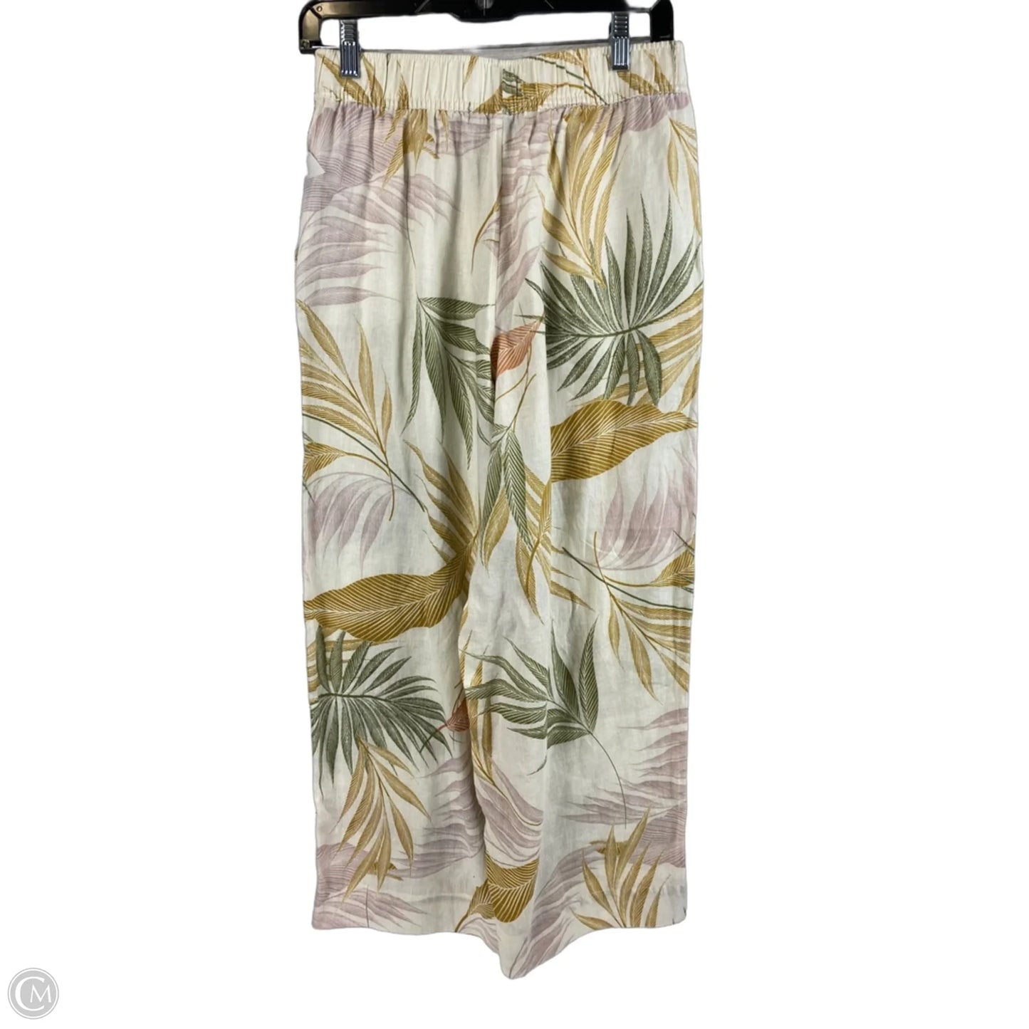 Pants Linen By Tahari In Floral Print, Size: S