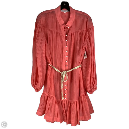 Dress Casual Short By Olivaceous In Pink, Size: S