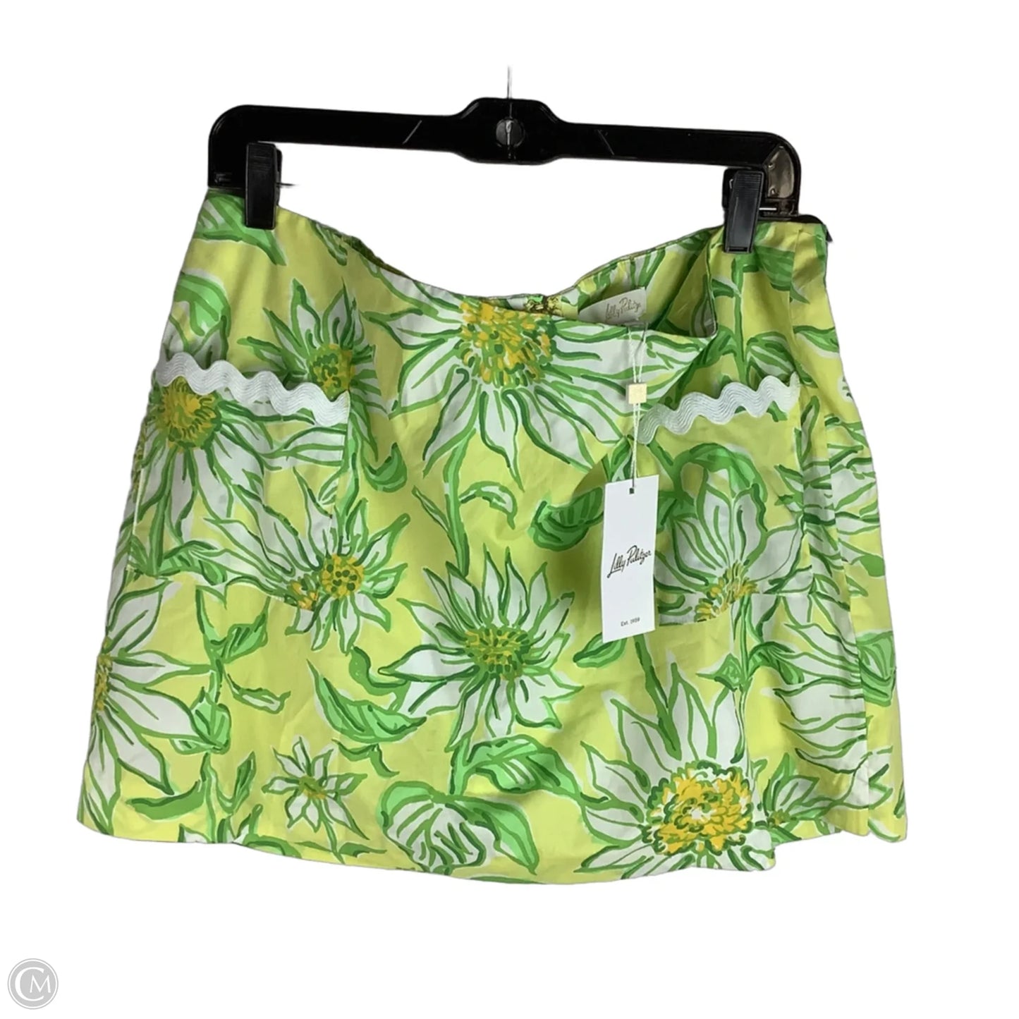 Skort Designer By Lilly Pulitzer In Green, Size: 14