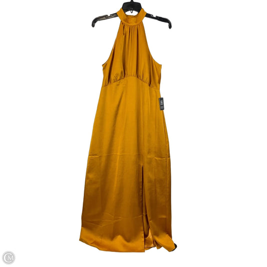 Dress Casual Maxi By Express In Orange, Size: S