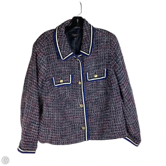 Blazer By Talbots In Blue & Purple, Size: 18W Petite