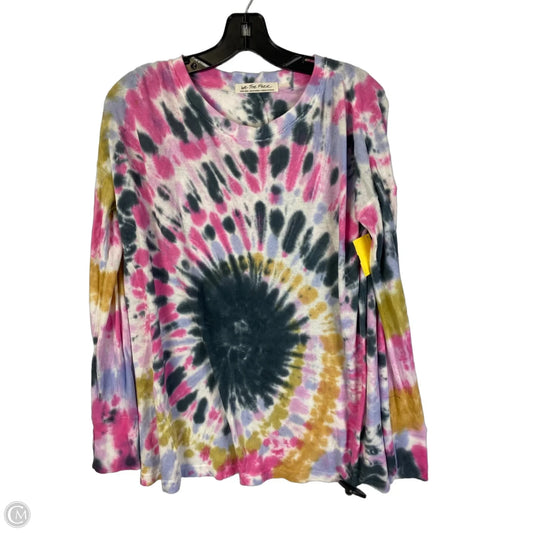 Top Long Sleeve By We The Free In Tie Dye Print, Size: Xs