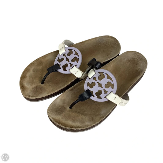 Sandals Designer By Tory Burch In Purple, Size: 8