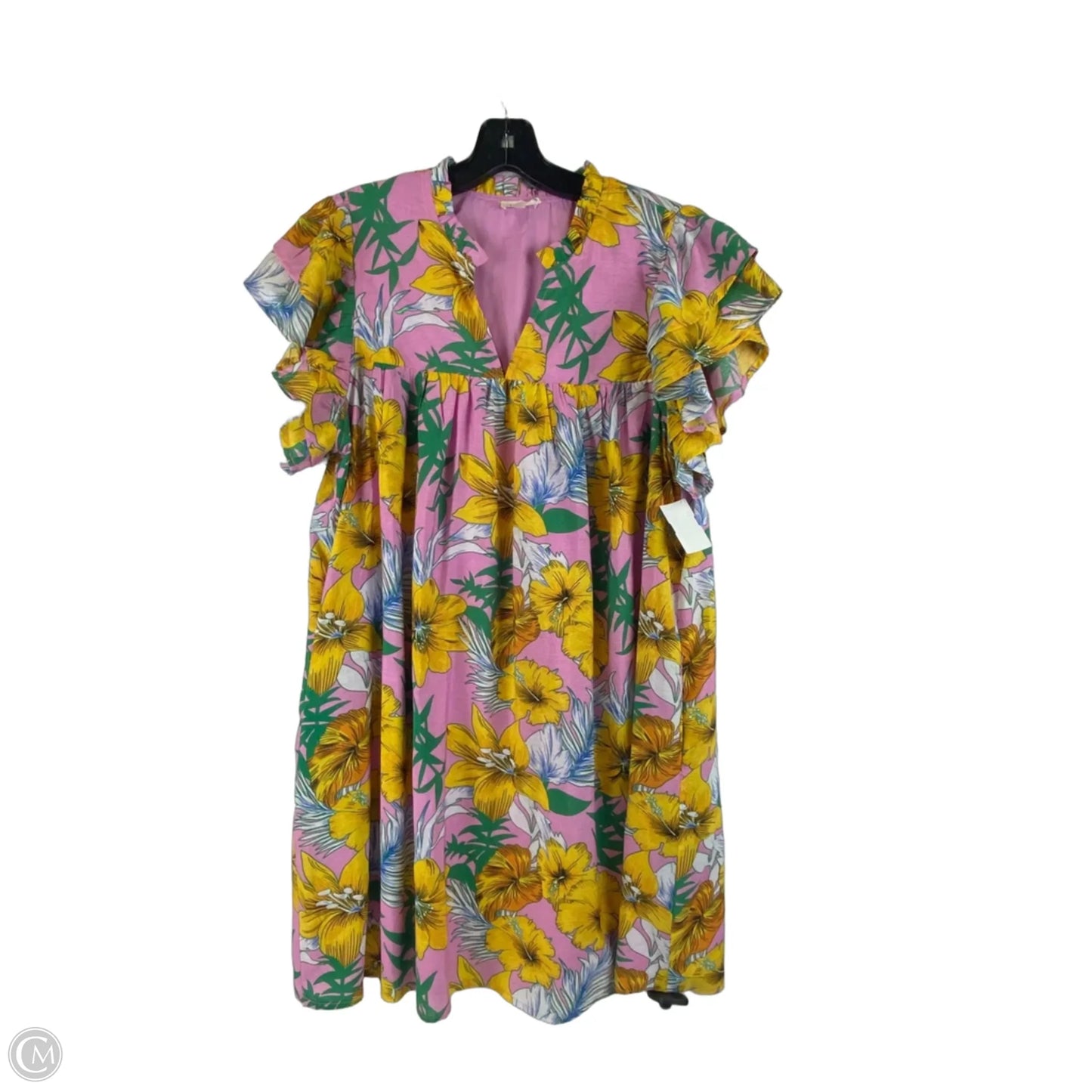Dress Casual Short By Jodifl In Floral Print, Size: L