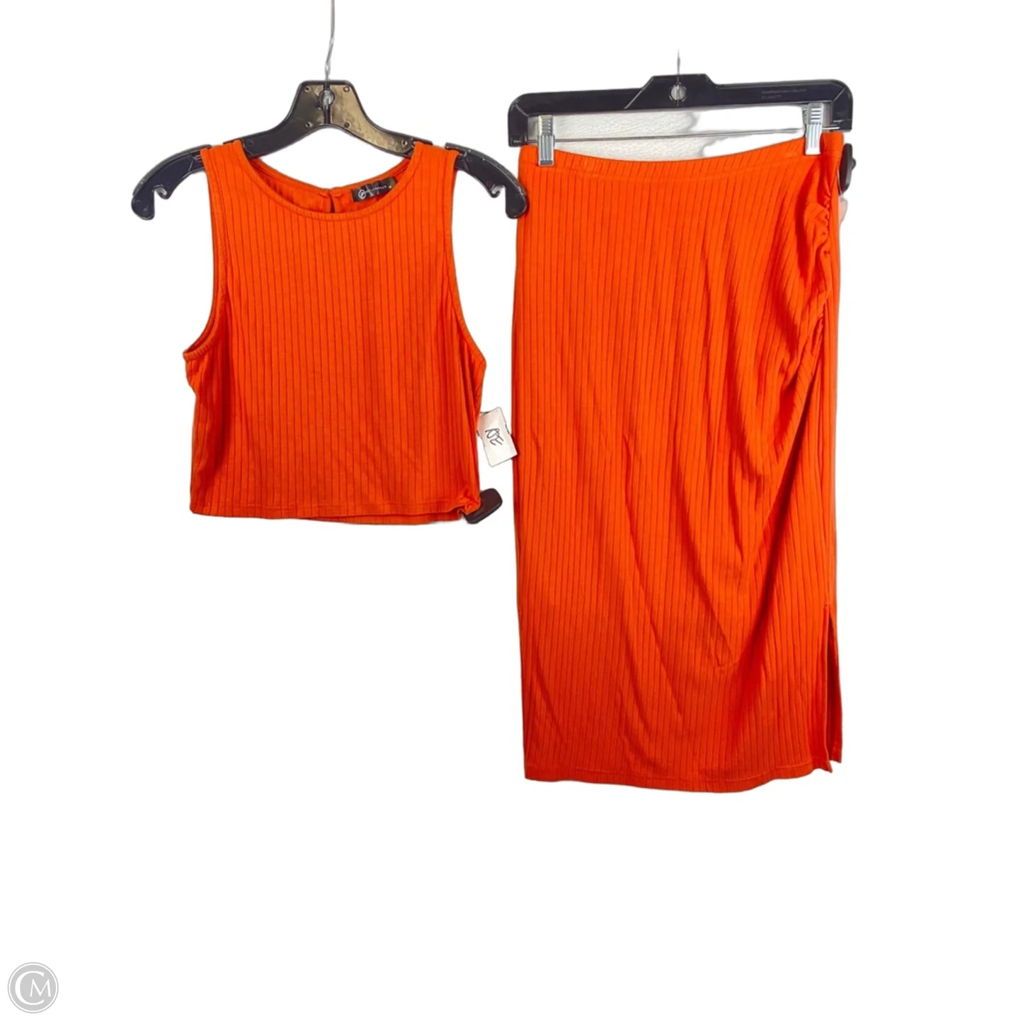 Skirt Set 2pc By Prettygarden In Orange, Size: M