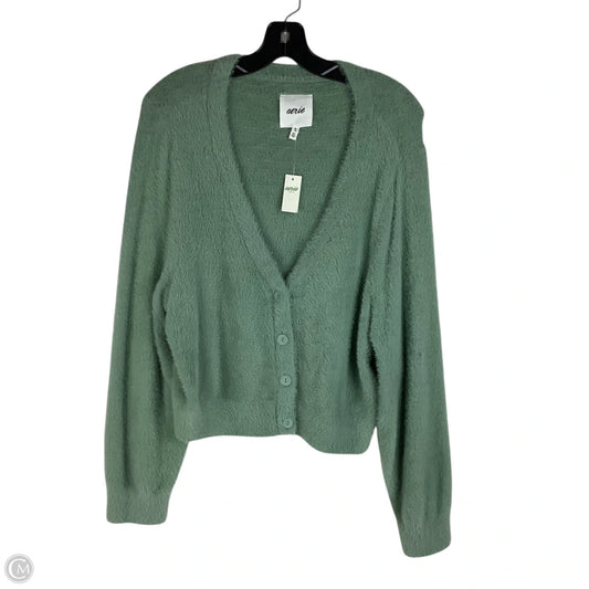 Sweater Cardigan By Aerie In Green, Size: Xl