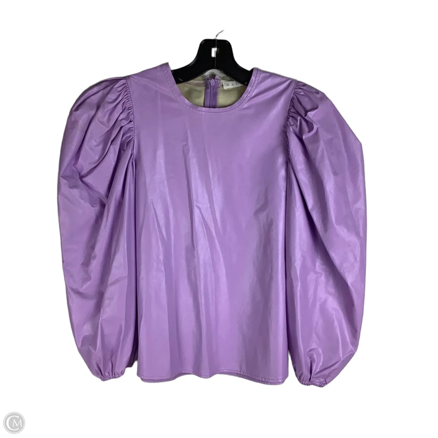 Top Long Sleeve By Karlie In Purple, Size: S