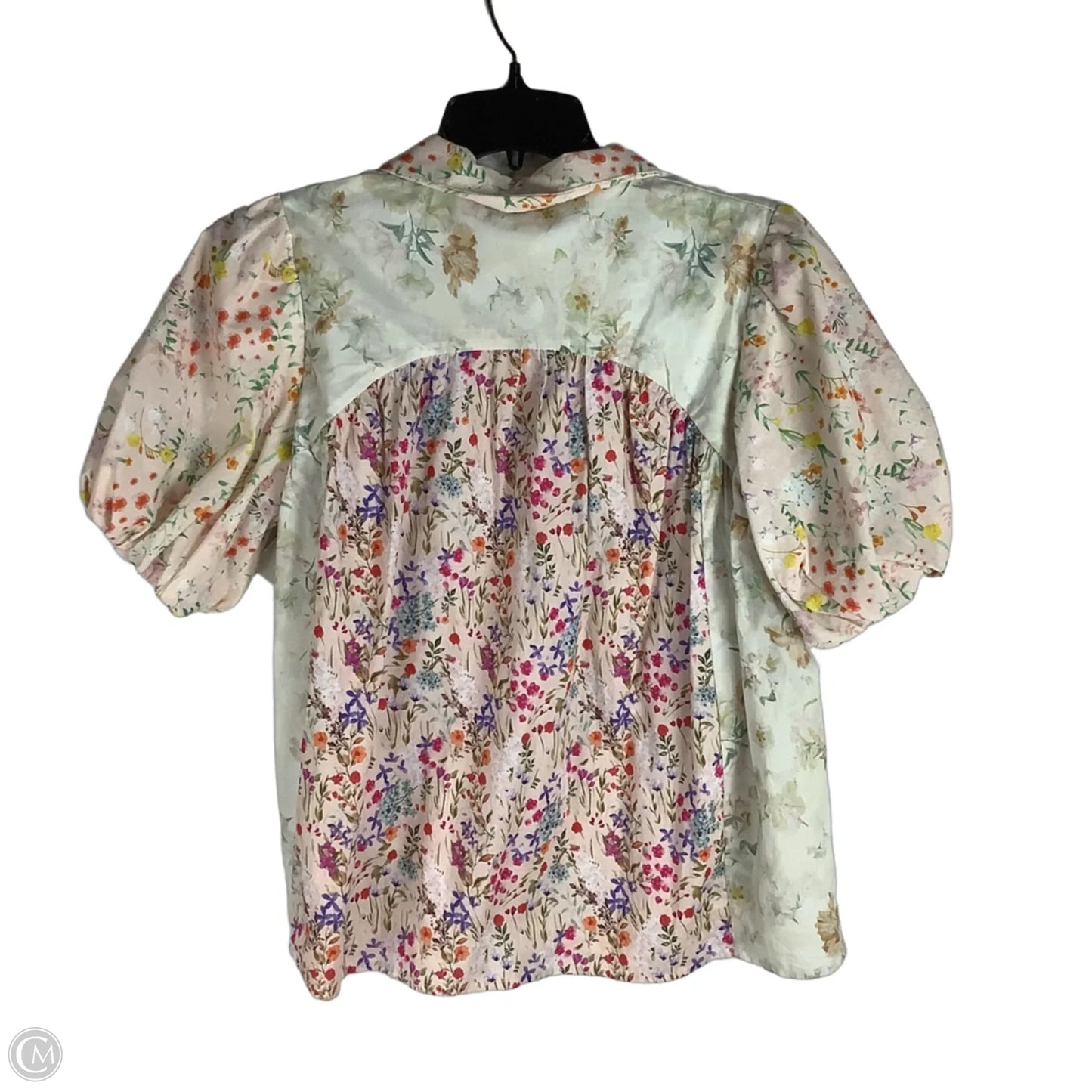 Top Short Sleeve By Avara In Floral Print, Size: S