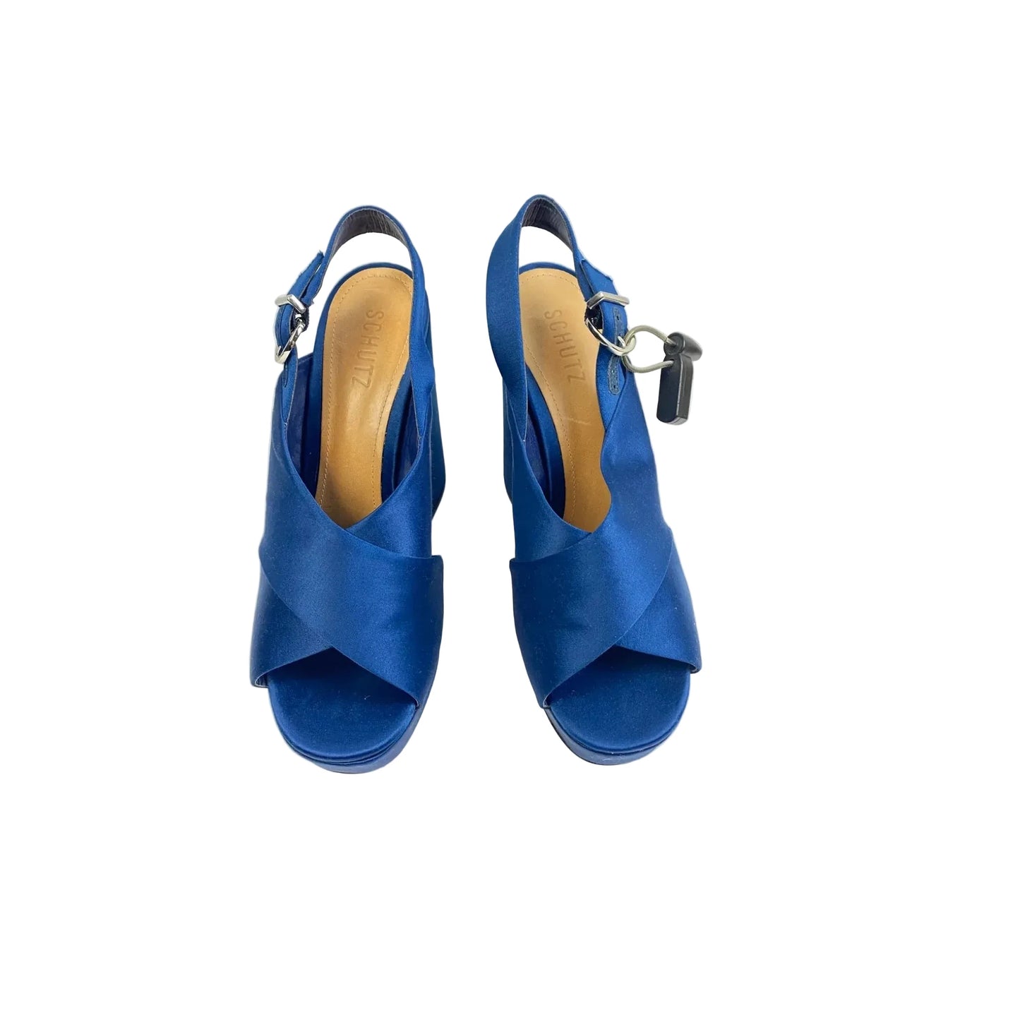 Shoes Heels Block By Schutz In Blue, Size: 8.5