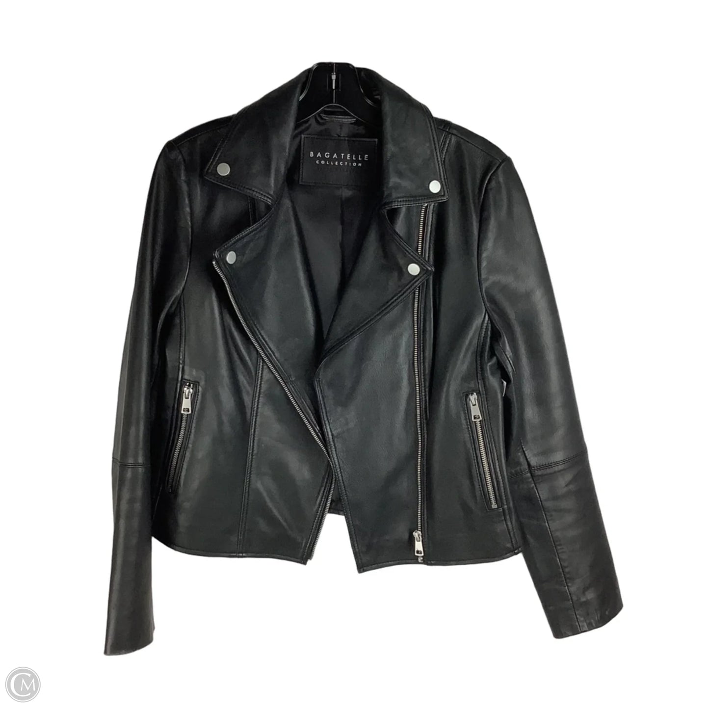 Jacket Leather By Bagatelle In Black, Size: S