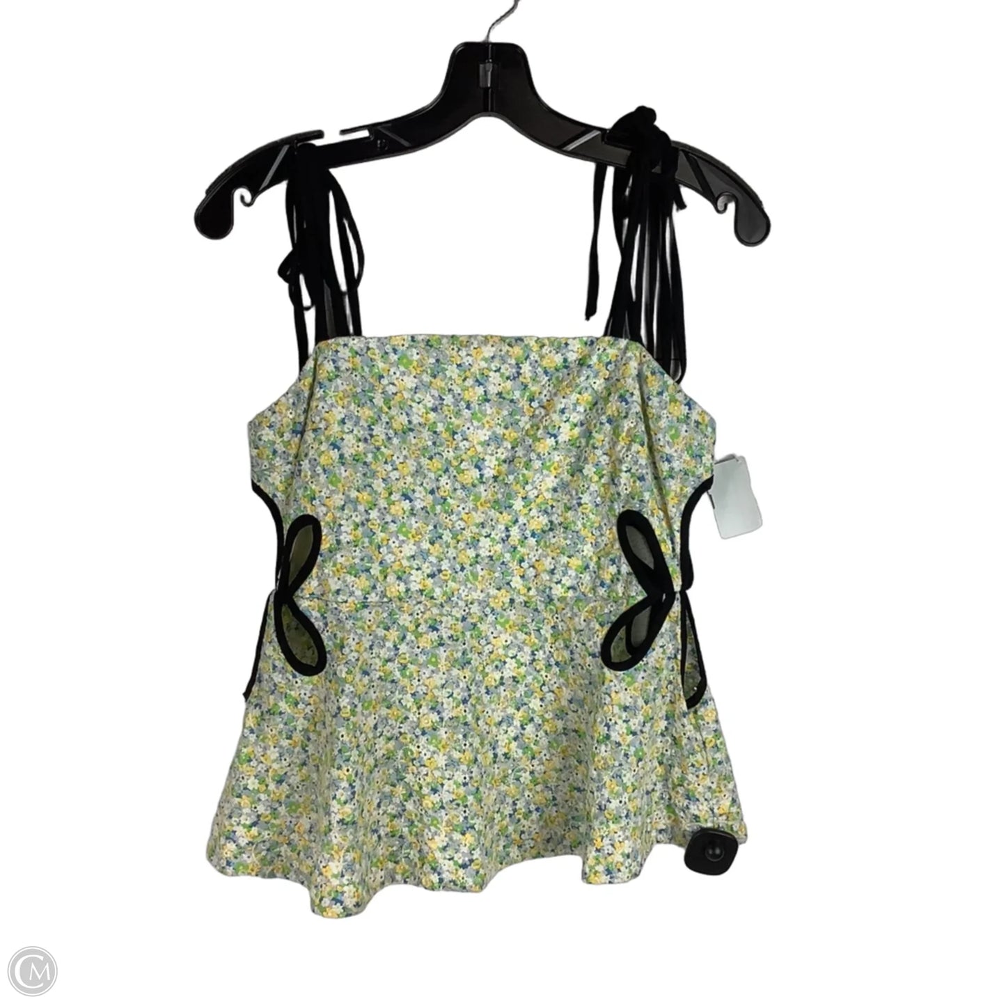 Top Sleeveless By English Factory In Floral Print, Size: S