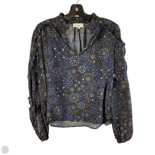 Top Long Sleeve By Evereve In Black, Size: Xs