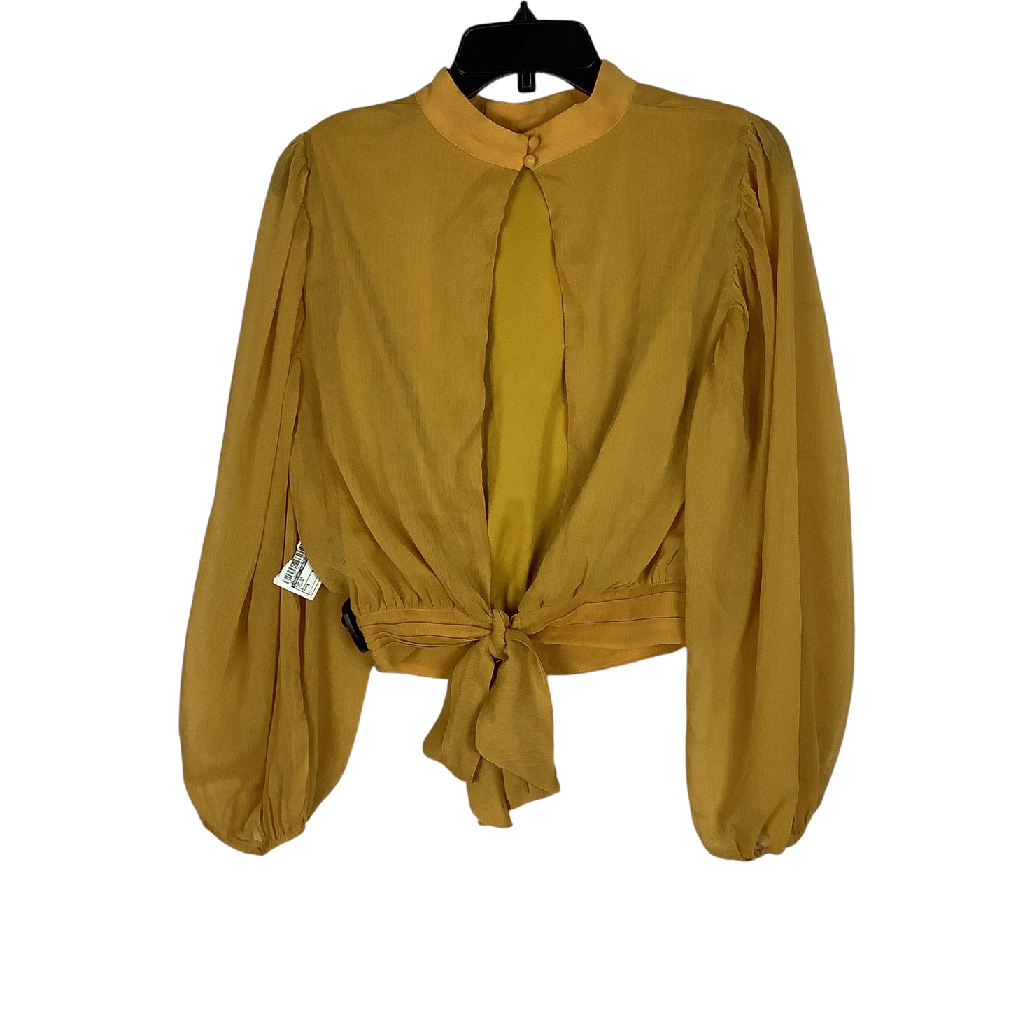 Top Long Sleeve By Jealous Tomato In Yellow, Size: S