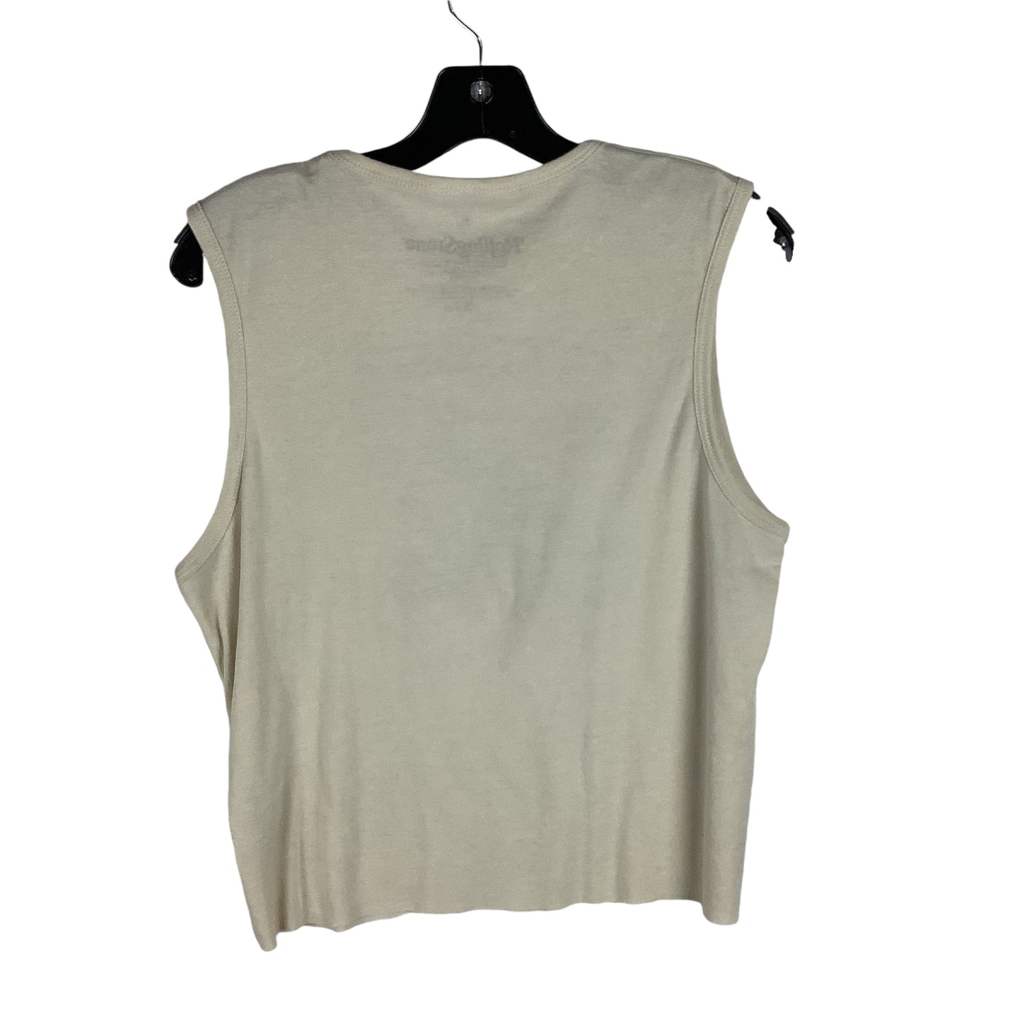 Top Sleeveless Basic By Clothes Mentor In Tan, Size: Xl