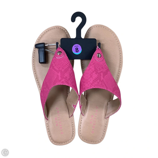 Sandals Flats By New Directions In Pink, Size: 8