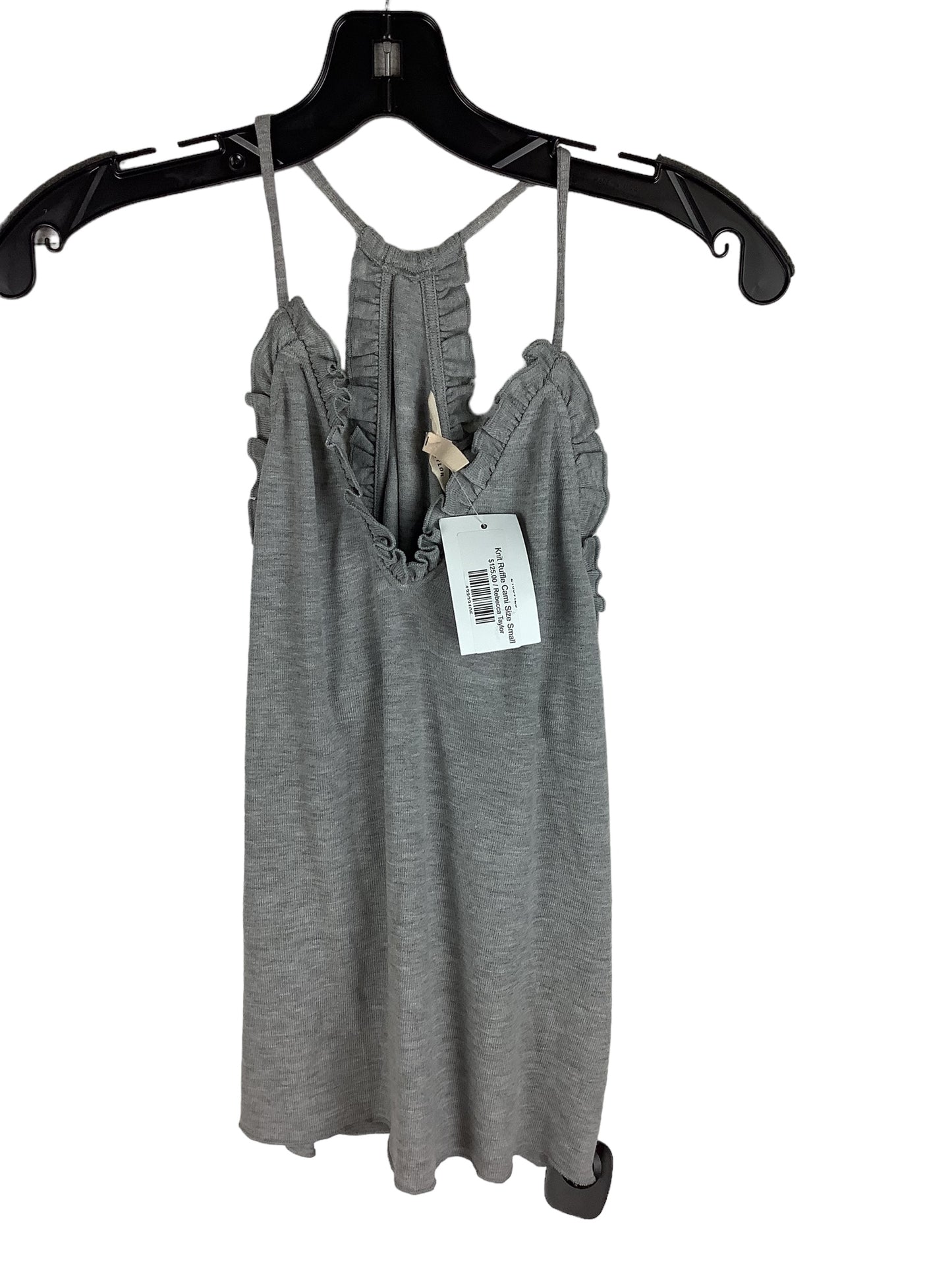 Grey Top Sleeveless Rebecca Taylor, Size S