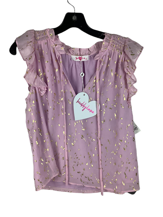 Top Short Sleeve By Buddy Love In Purple, Size: Xs