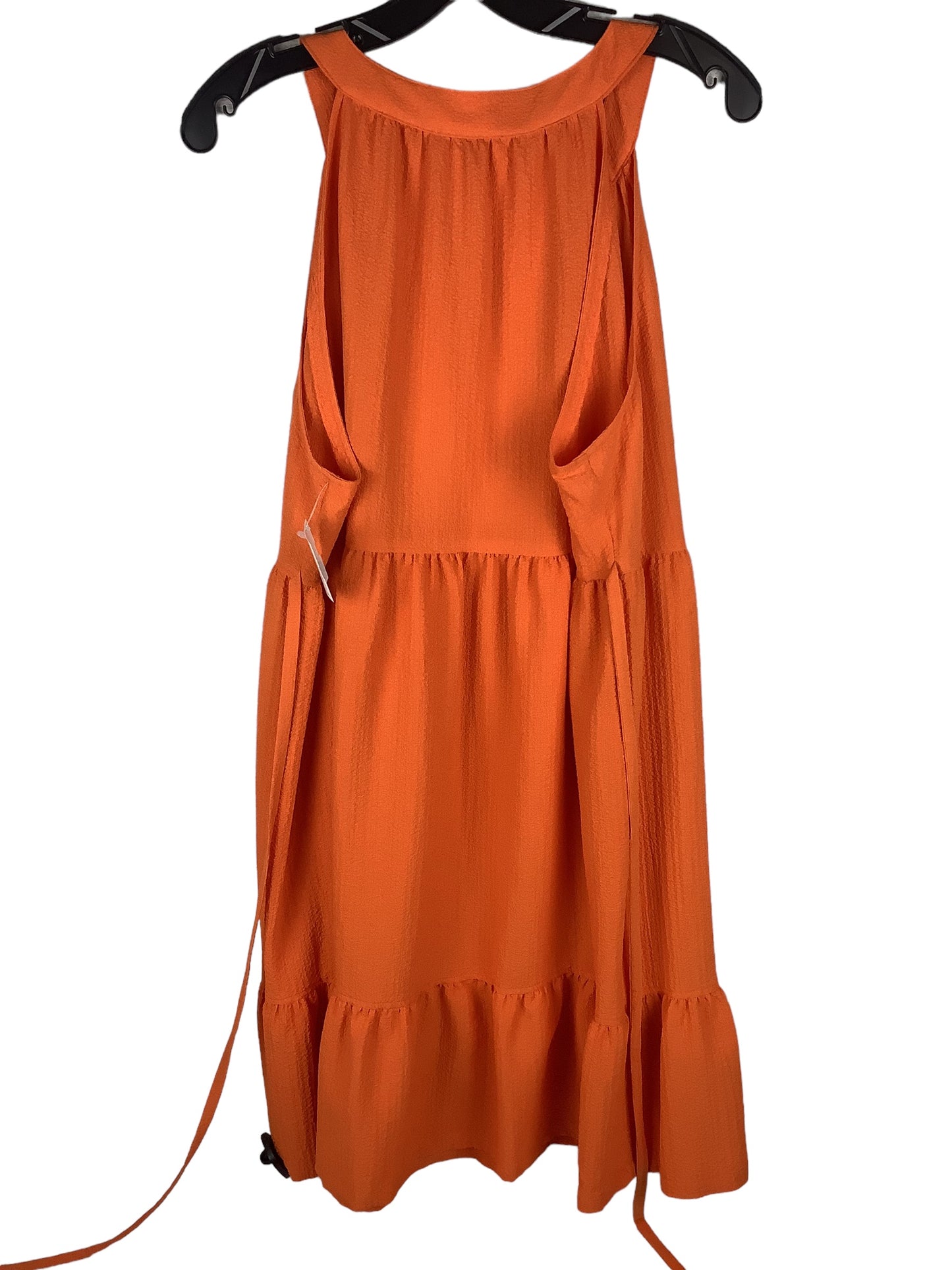 Dress Work By Calvin Klein In Orange, Size: Xl