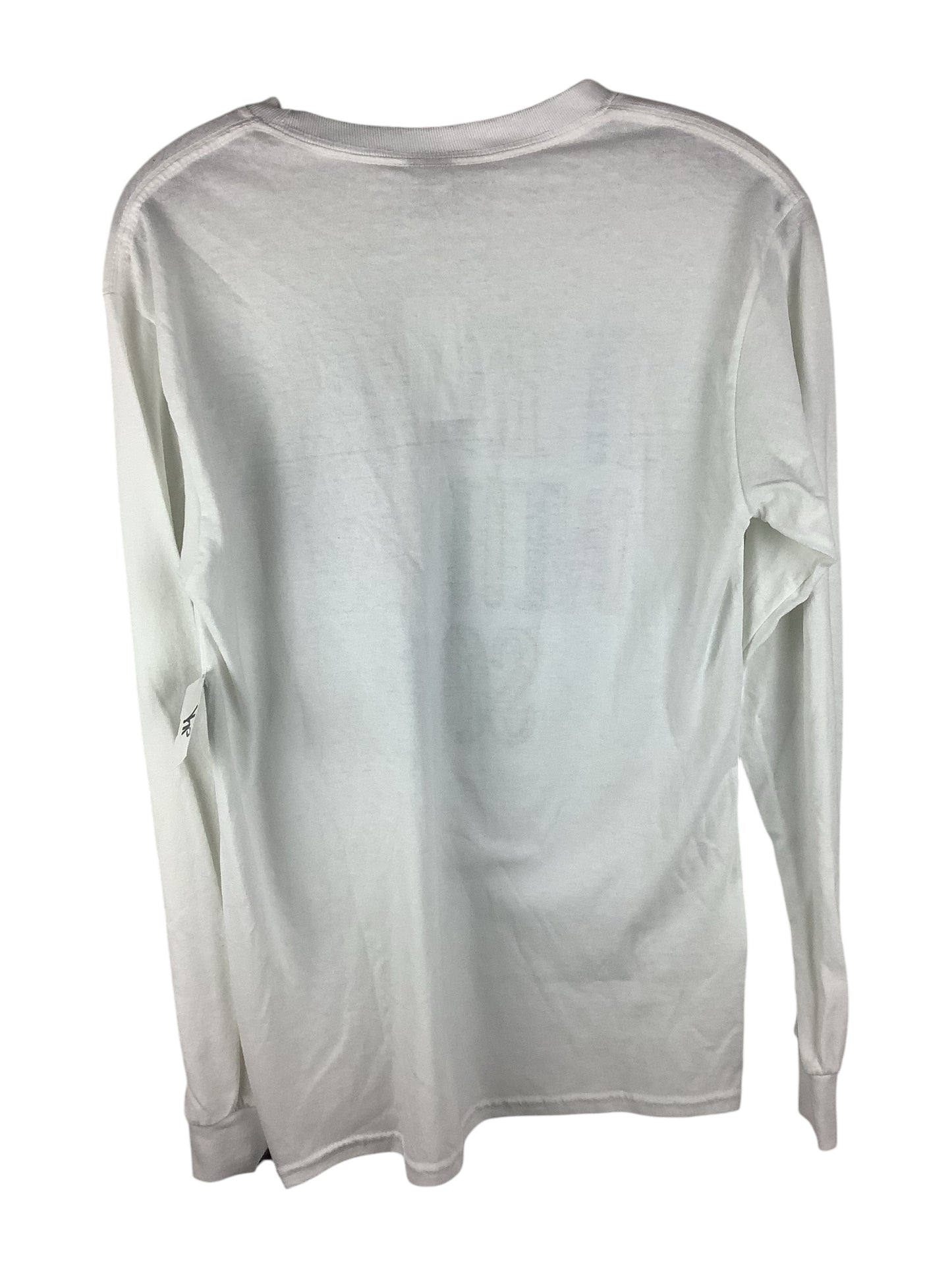 Top Long Sleeve Basic By Gildan In White, Size: S